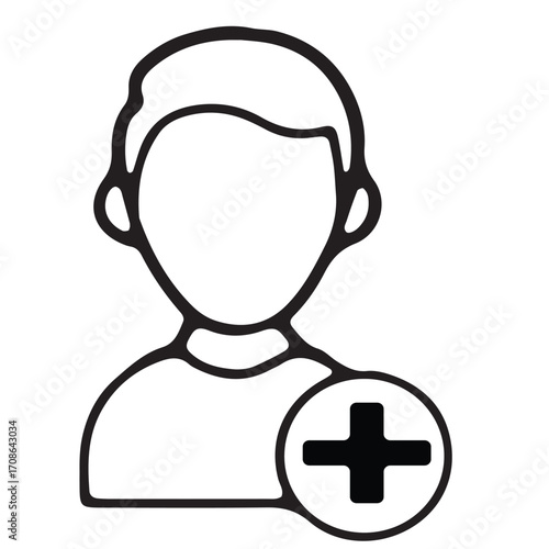 vector illustration of  people add con