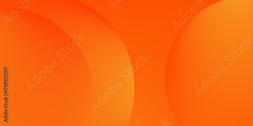 Abstract orange background with circles.