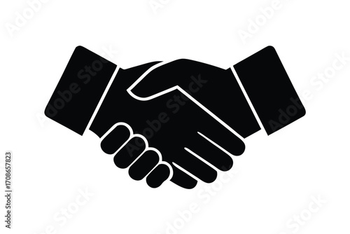 handshake icon vector icon