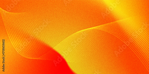 abstract orange background with wave lines, ovrrlay colour, Eps 10 vector.