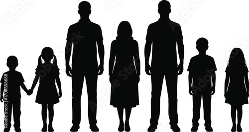 Silhouette set of romantic couples in various poses, emotional interaction, love gestures, relationship icons for design, art, and social themes