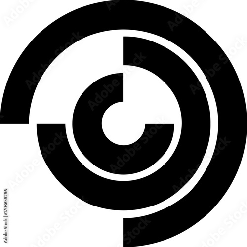 power button on white background