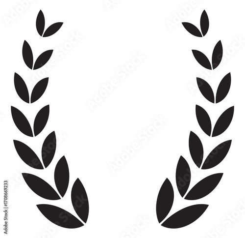 Wheat or rice icon symbol. Wheats ears icon set and wheat design. EPS 10 