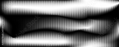 Wallpaper Mural Modern background with vertical lines, soft gradient in black and white tones. Smooth and flowing aesthetic, fractal glass background Torontodigital.ca