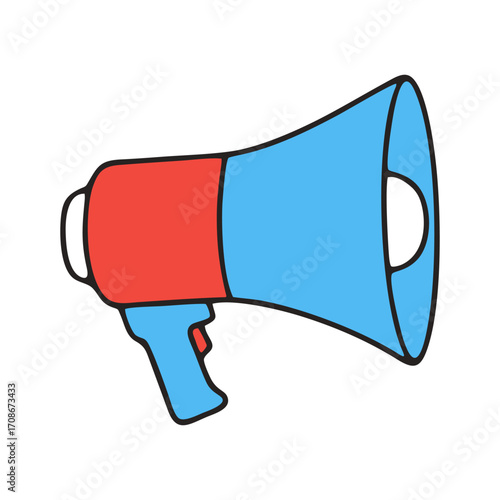 vector ilustration megaphone announcement message