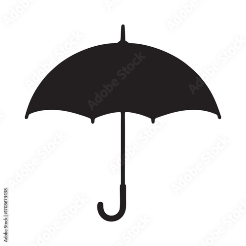 vector umbrella isolated on white background