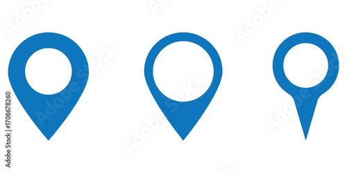 Free Download Map pin icon. location pin place marker. Location icon. Map marker pointer icon set. GPS location symbol collection. Victor illustration EPS 10. - GFXLoad