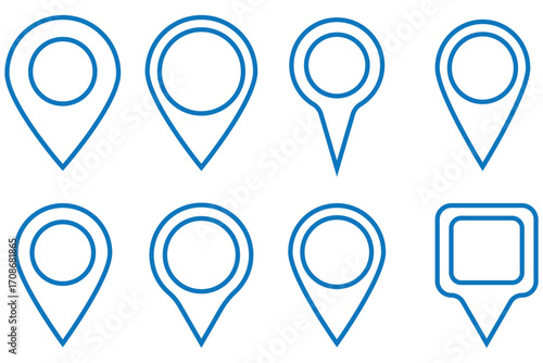Location icon. Map pin icon set. location marker. location pin. Map pin icon vector illustration EPS  10.