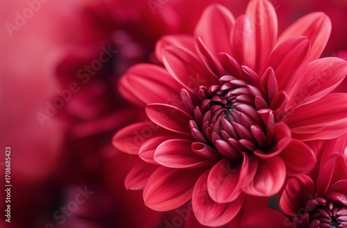 Bright Pink Flowers Bloom in Full Detail During a Sunny Day in a Vibrant Garden.