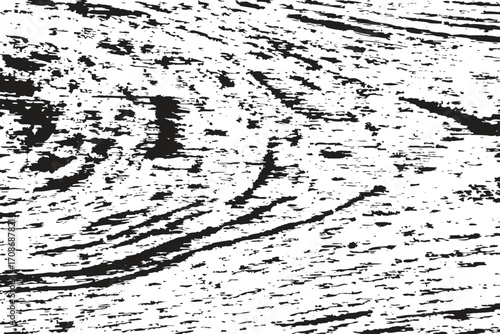 Wooden Vector grunge plastisol texture. Distressed, cracked overlay for vintage effects. Perfect for t-shirt graphics