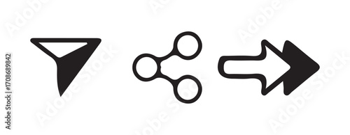 Online Sharing and Networking Icons for Web Projects