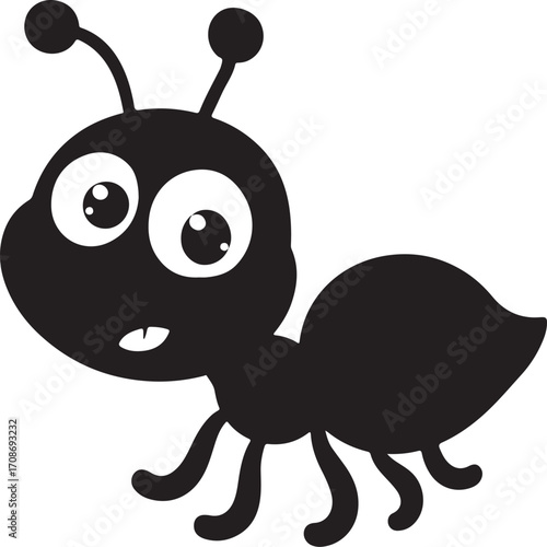 Cute Cartoon Ant Illustration
