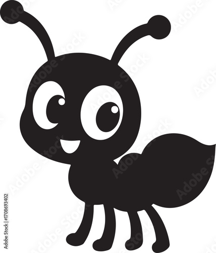 Cute Cartoon Ant Illustration