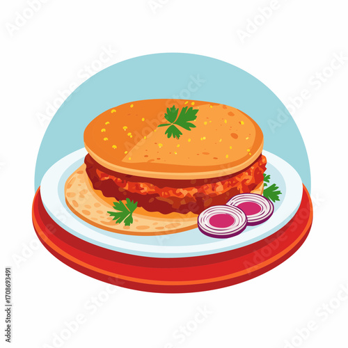 Pljeskavica (Balkan-Burger)