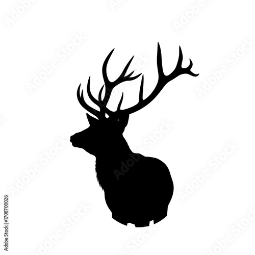 deer silhouette vector