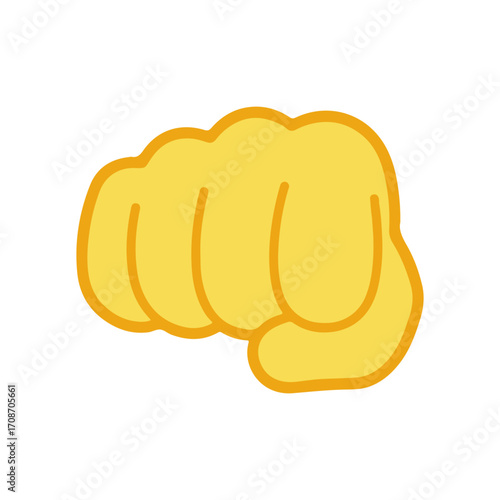 oncoming fist vector emoji icon