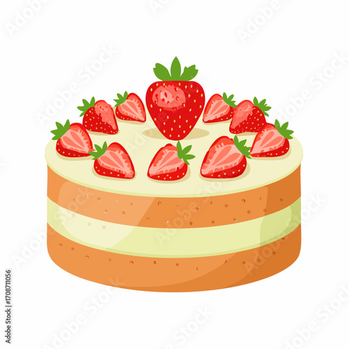 Erdbeertorte