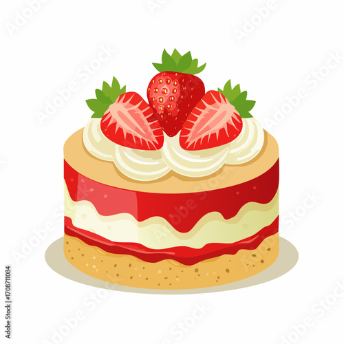 Erdbeertorte