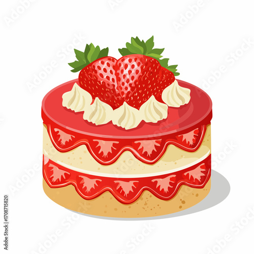 Erdbeertorte