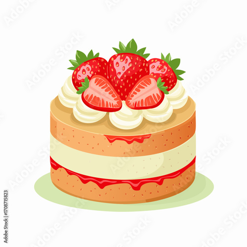 Erdbeertorte