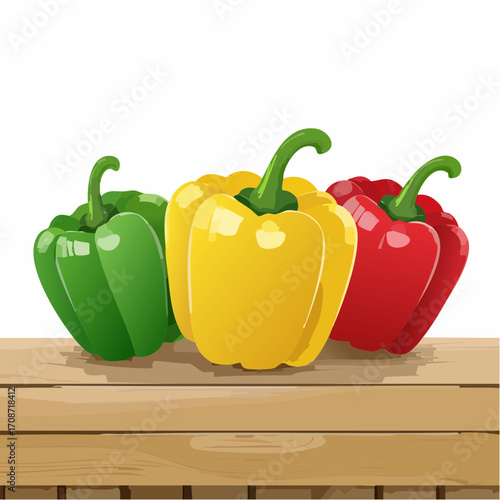 Bunte Paprikaschoten