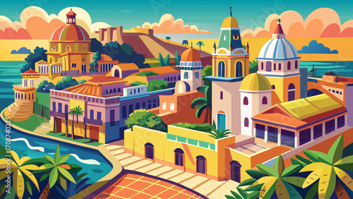 Cartagena de Indias in Colombia charms with walled fortifications, pastel-colored balconies, and lively plazas by the Caribbean Sea, showcasing Spanish colonial legacy and enduring Caribbean vibrance 