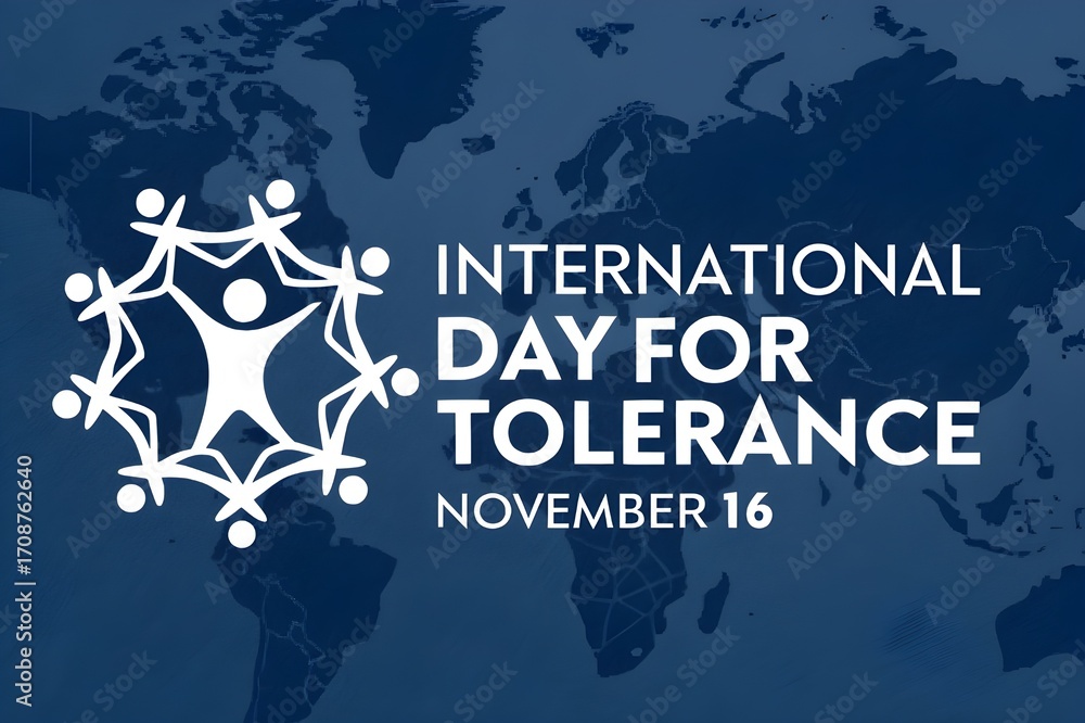 Naklejka premium international day of tolerance