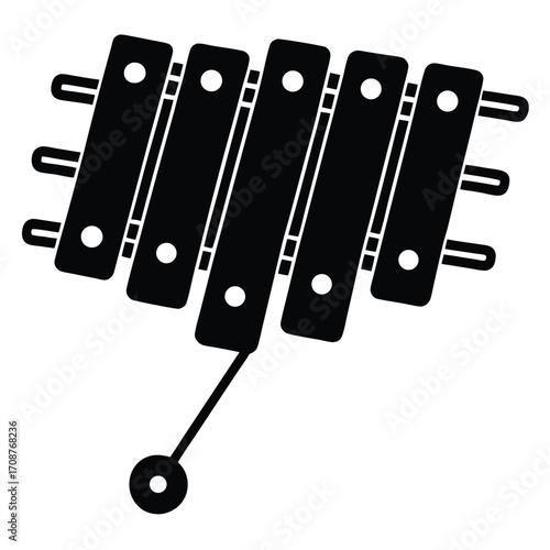 glockenspiel vector icon