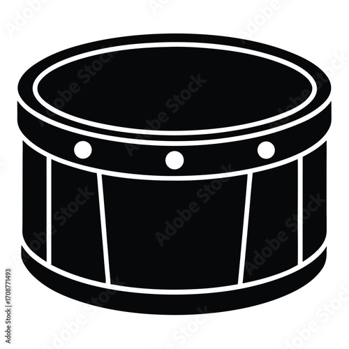 steel drum vector icon