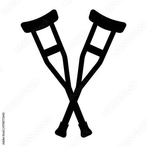 Find crutches medical equipment mobility aid support device for injured patients recovery tools