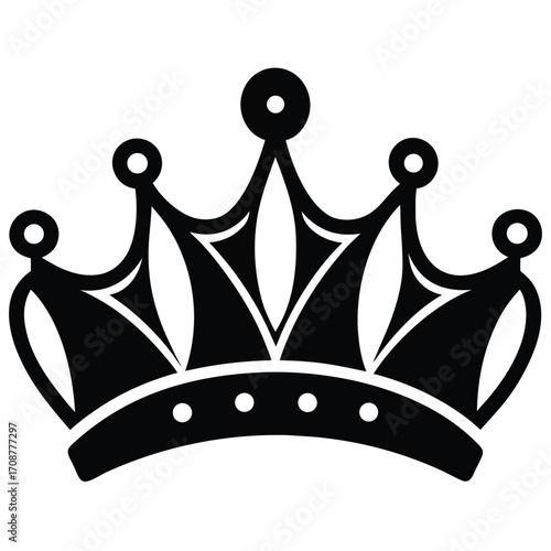 queen s tiara   delicate  elegant tiara style vect