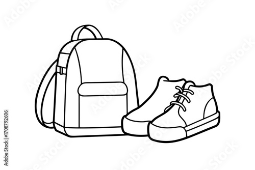 Backpack sneakers, perfect for school, travel, or everyday adventures style comfort