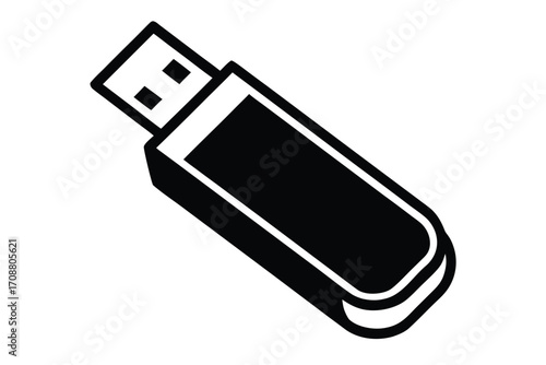 usb drive vector icon