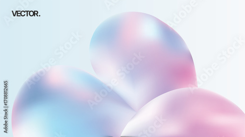 Soft and ethereal pastel balloons, perfect for a variety of joyful celebrations and events