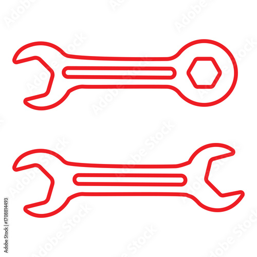 Repair icon Symbol concept for web design.simple line vector icon. logo illustration.