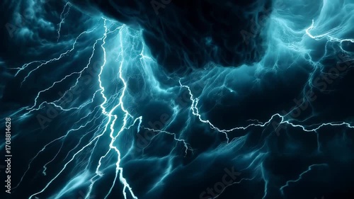 Electric Storm with Lightning Bolt