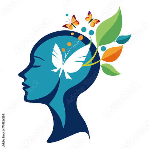 woman with flowers