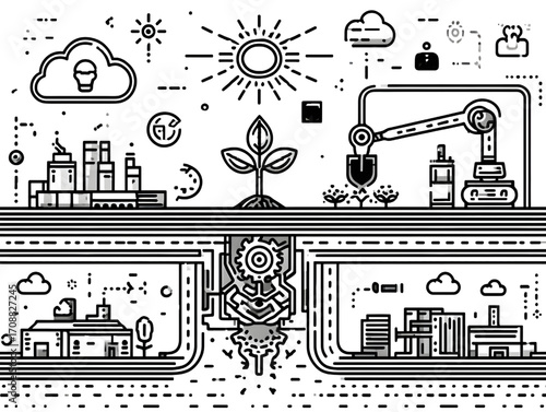 Sustainable Technology and Industrial Automation for Environmental Conservation.