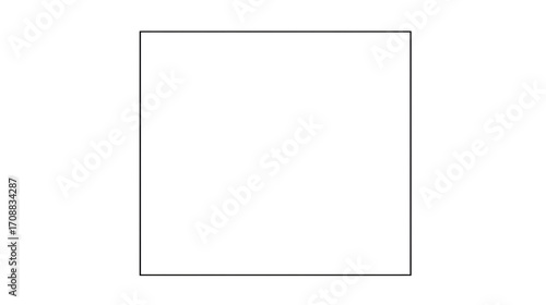 A simple blank white square with a thin black border.