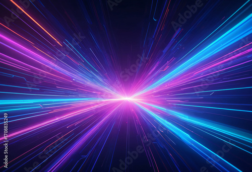 Abstract Light Speed Background