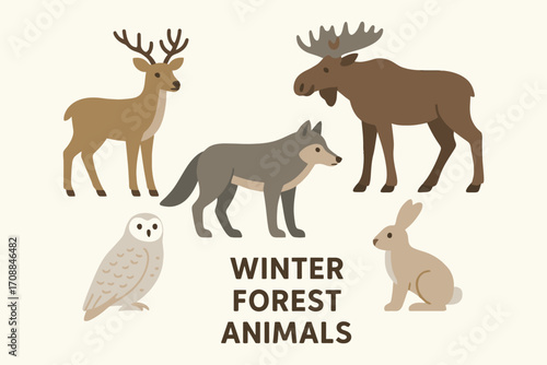 Winter Forest Animals_simple_compose_.eps