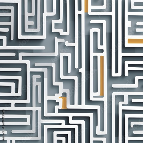abstract maze background