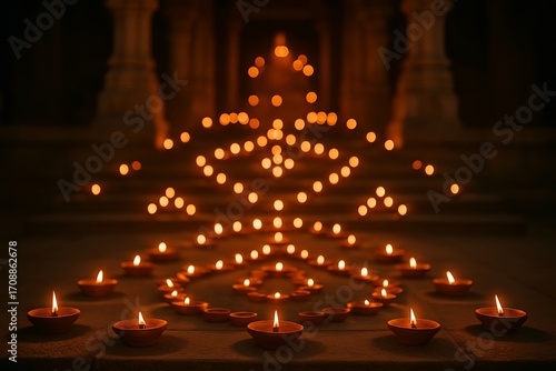 Celebrating Diwali: Embrace the Light of Tradition and Hope in a Warm, Festive Atmosphere for Your Next Cultural Event or Spiritual Campaign