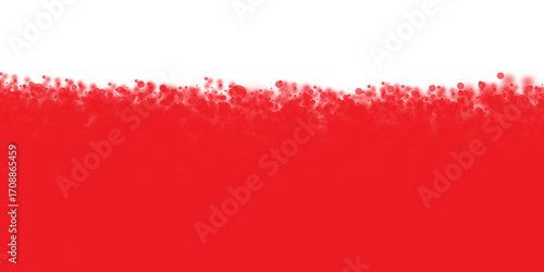Red sea waves with black sky above