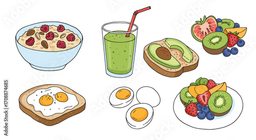 Healthy Breakfast Set
