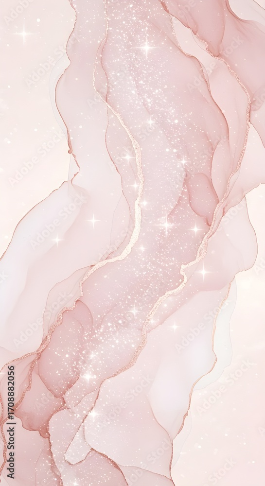 Fototapeta premium Pink sky with Spark