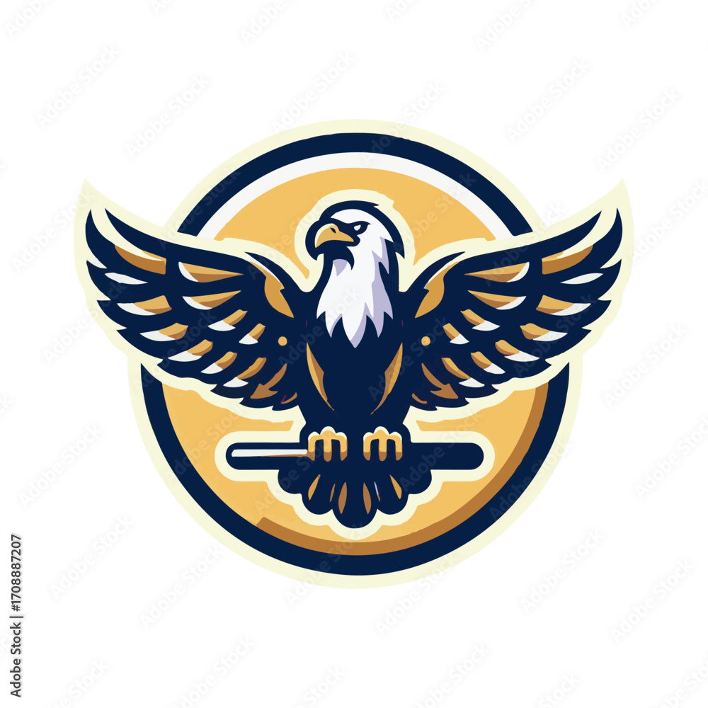 Obraz premium eagle illustration design