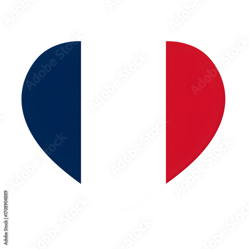 Heart Shaped France Flag Free Download Heart Shaped France Flag - GFXLoad
