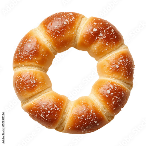 Illustration of fresh baked croissants
