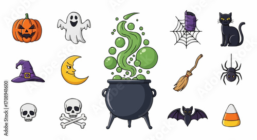 Halloween icon halloween vector icons spooky halloween elements halloween clip art halloween graphic design halloween images vector art vector